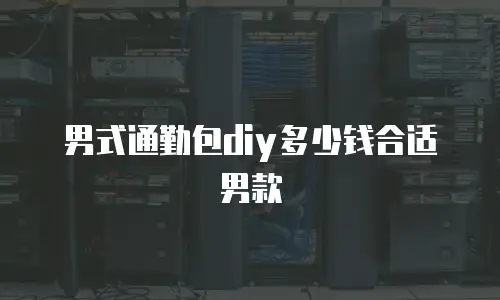 男式通勤包diy多少钱合适男款