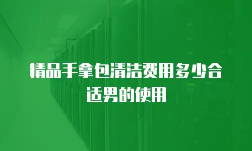 精品手拿包清洁费用多少合适男的使用