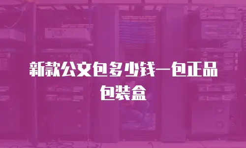新款公文包多少钱一包正品包装盒