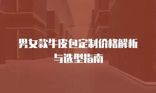 男女款牛皮包定制价格解析与选型指南