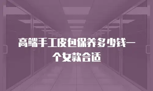 高端手工皮包保养多少钱一个女款合适