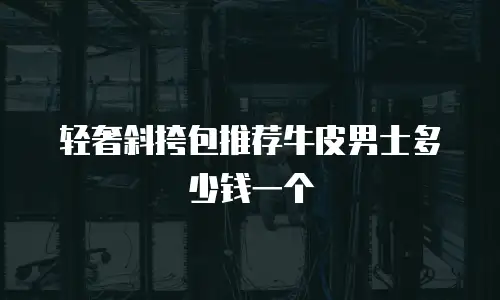 轻奢斜挎包推荐牛皮男士多少钱一个