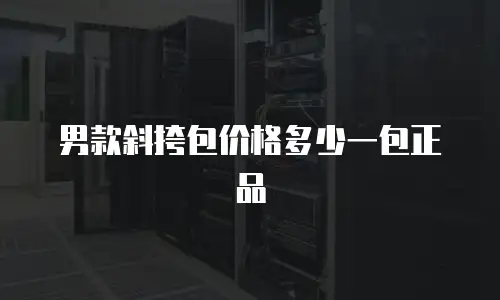 男款斜挎包价格多少一包正品