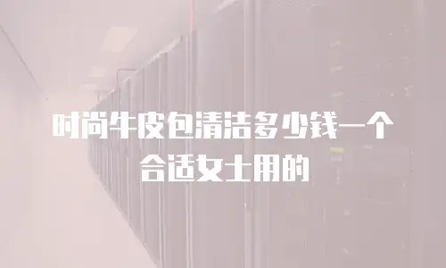 时尚牛皮包清洁多少钱一个合适女士用的
