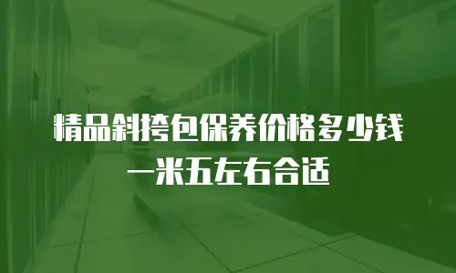 精品斜挎包保养价格多少钱一米五左右合适