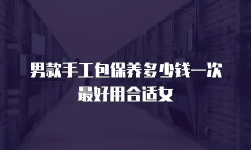 男款手工包保养多少钱一次最好用合适女