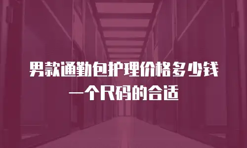 男款通勤包护理价格多少钱一个尺码的合适