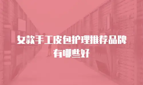 女款手工皮包护理推荐品牌有哪些好