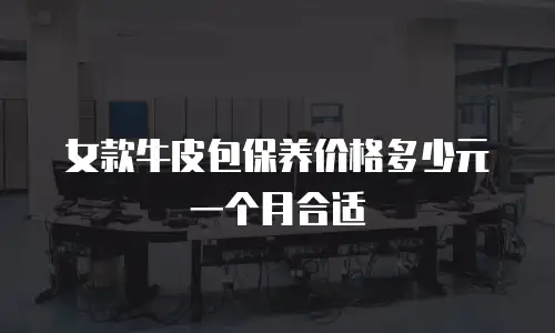 女款牛皮包保养价格多少元一个月合适