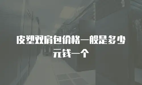 皮塑双肩包价格一般是多少元钱一个