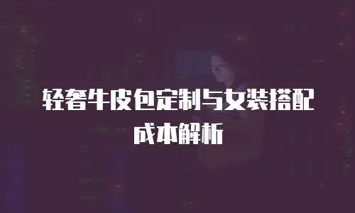 轻奢牛皮包定制与女装搭配成本解析