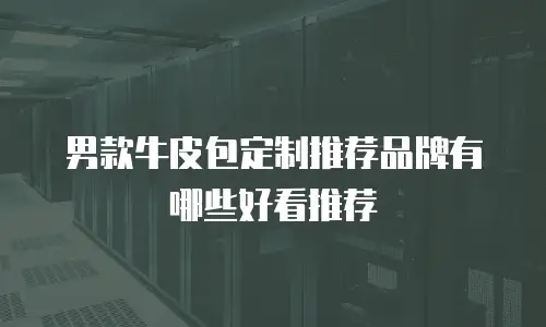 男款牛皮包定制推荐品牌有哪些好看推荐