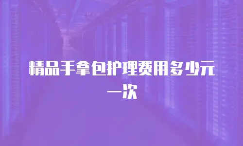 精品手拿包护理费用多少元一次