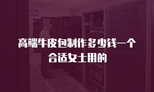 高端牛皮包制作多少钱一个合适女士用的