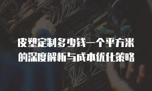 皮塑定制多少钱一个平方米的深度解析与成本优化策略