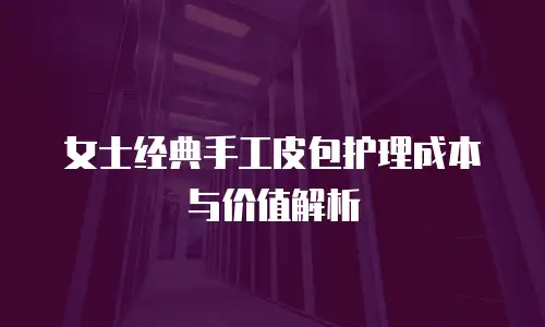女士经典手工皮包护理成本与价值解析