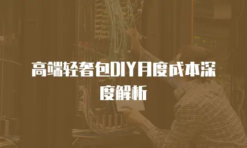 高端轻奢包DIY月度成本深度解析