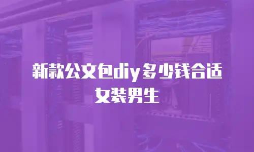 新款公文包diy多少钱合适女装男生