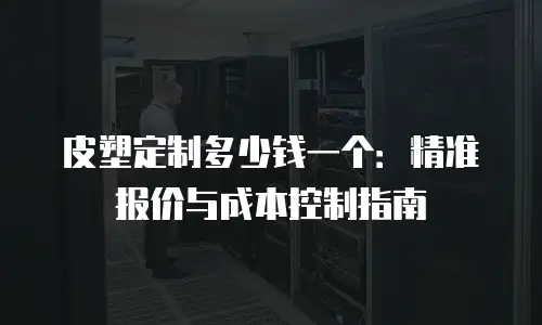 皮塑定制多少钱一个：精准报价与成本控制指南