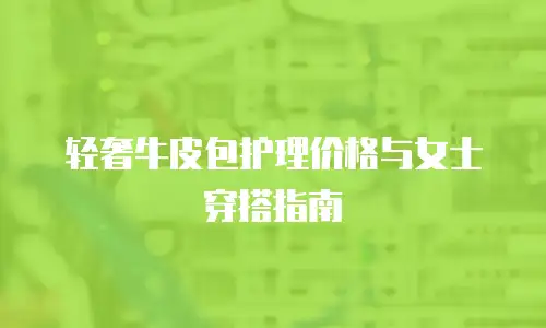 轻奢牛皮包护理价格与女士穿搭指南