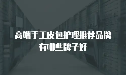 高端手工皮包护理推荐品牌有哪些牌子好