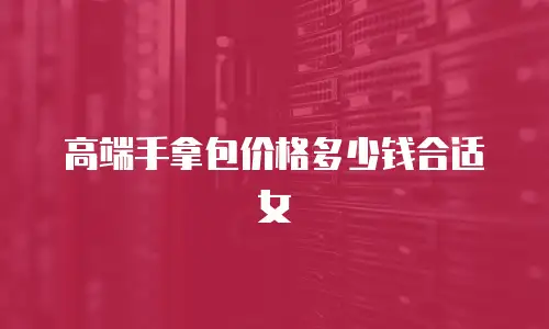 高端手拿包价格多少钱合适女