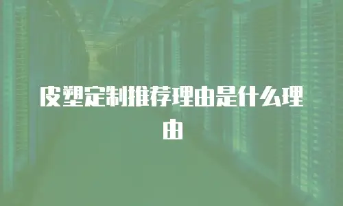 皮塑定制推荐理由是什么理由