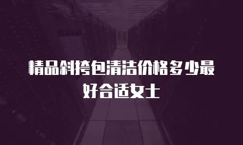 精品斜挎包清洁价格多少最好合适女士