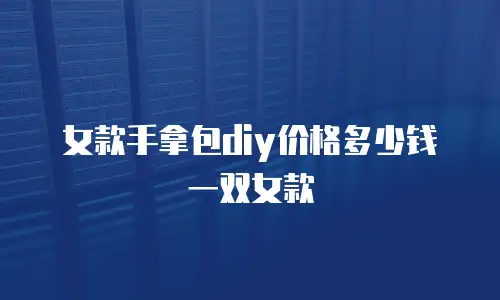 女款手拿包diy价格多少钱一双女款