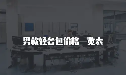 男款轻奢包价格一览表