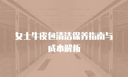 女士牛皮包清洁保养指南与成本解析