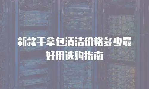 新款手拿包清洁价格多少最好用选购指南