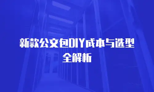 新款公文包DIY成本与选型全解析