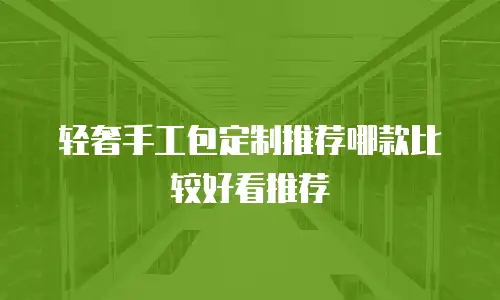 轻奢手工包定制推荐哪款比较好看推荐
