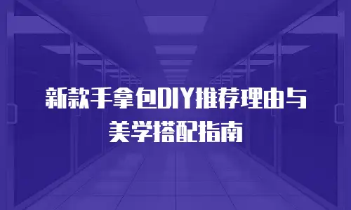 新款手拿包DIY推荐理由与美学搭配指南