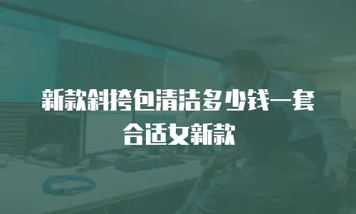 新款斜挎包清洁多少钱一套合适女新款