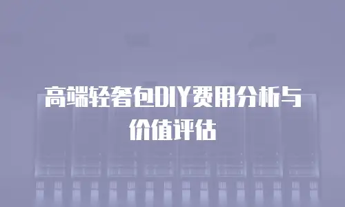 高端轻奢包DIY费用分析与价值评估
