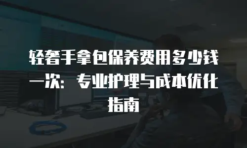 轻奢手拿包保养费用多少钱一次：专业护理与成本优化指南