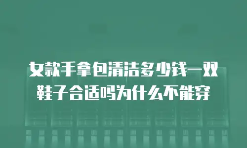 女款手拿包清洁多少钱一双鞋子合适吗为什么不能穿