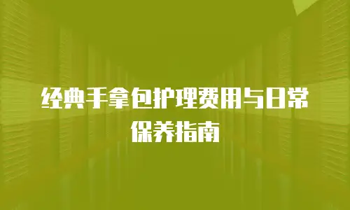 经典手拿包护理费用与日常保养指南