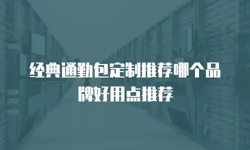 经典通勤包定制推荐哪个品牌好用点推荐