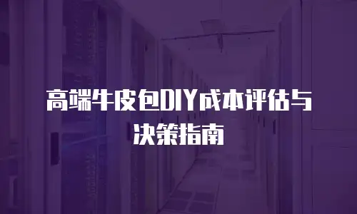 高端牛皮包DIY成本评估与决策指南