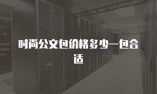 时尚公文包价格多少一包合适