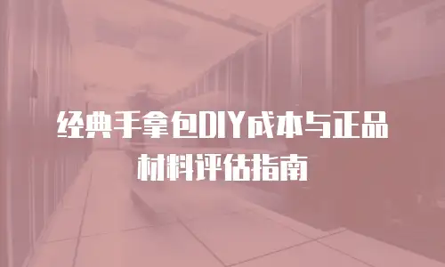经典手拿包DIY成本与正品材料评估指南