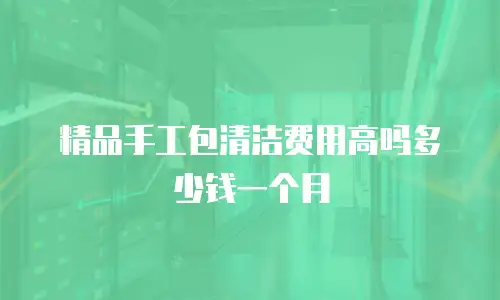 精品手工包清洁费用高吗多少钱一个月