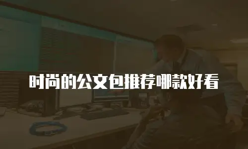 时尚的公文包推荐哪款好看