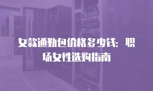女款通勤包价格多少钱：职场女性选购指南