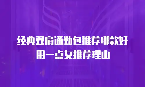 经典双肩通勤包推荐哪款好用一点女推荐理由