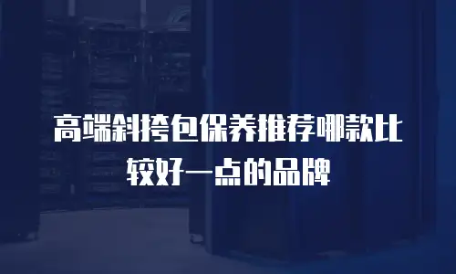 高端斜挎包保养推荐哪款比较好一点的品牌