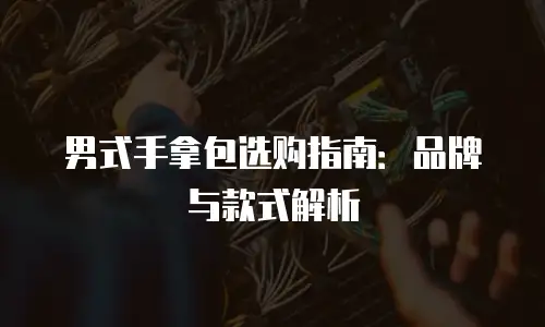 男式手拿包选购指南：品牌与款式解析